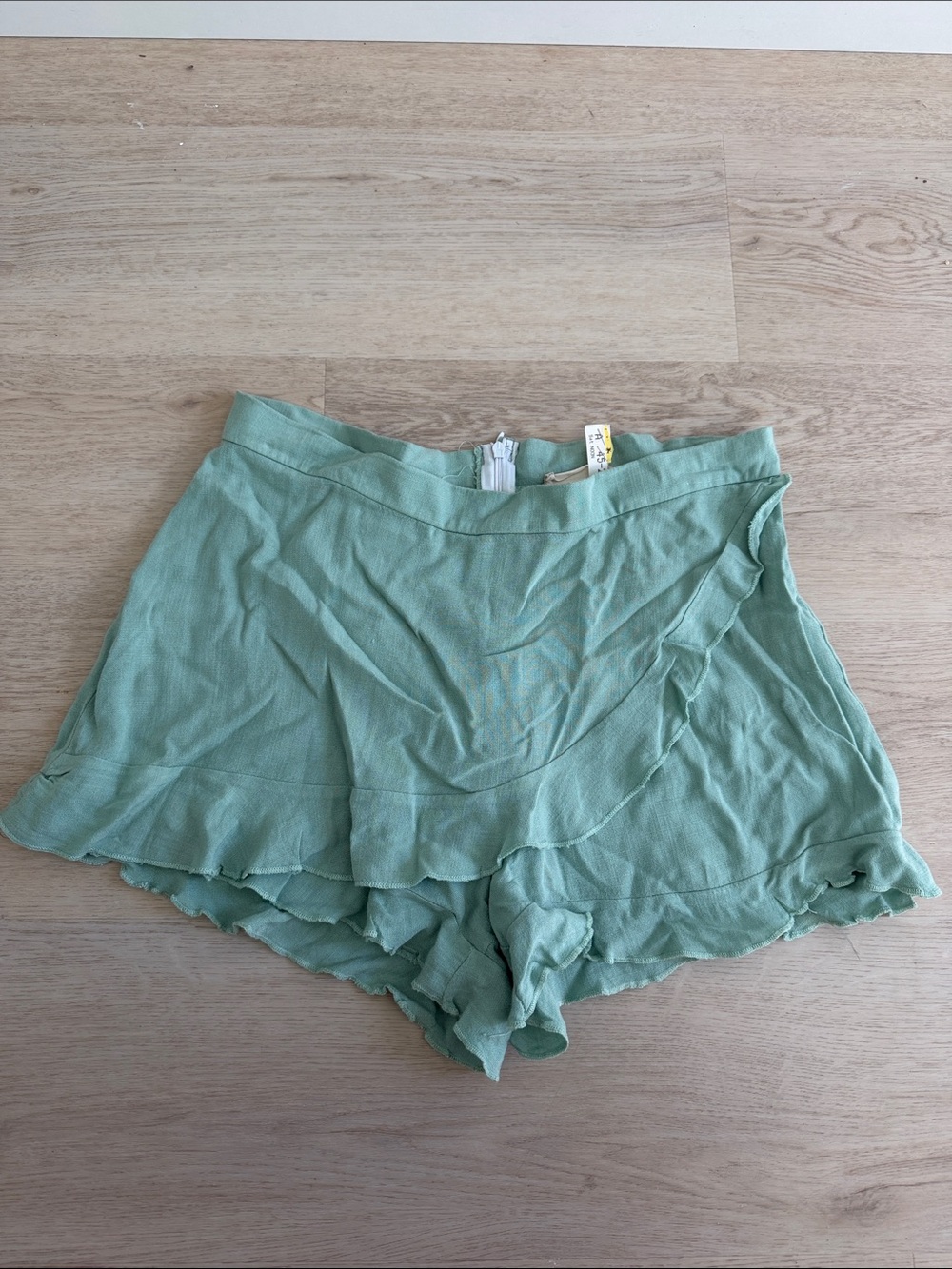 Altar'd State Teal Green Ruffle Skort size medium